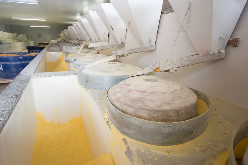 Pedras de moagem tradicionais